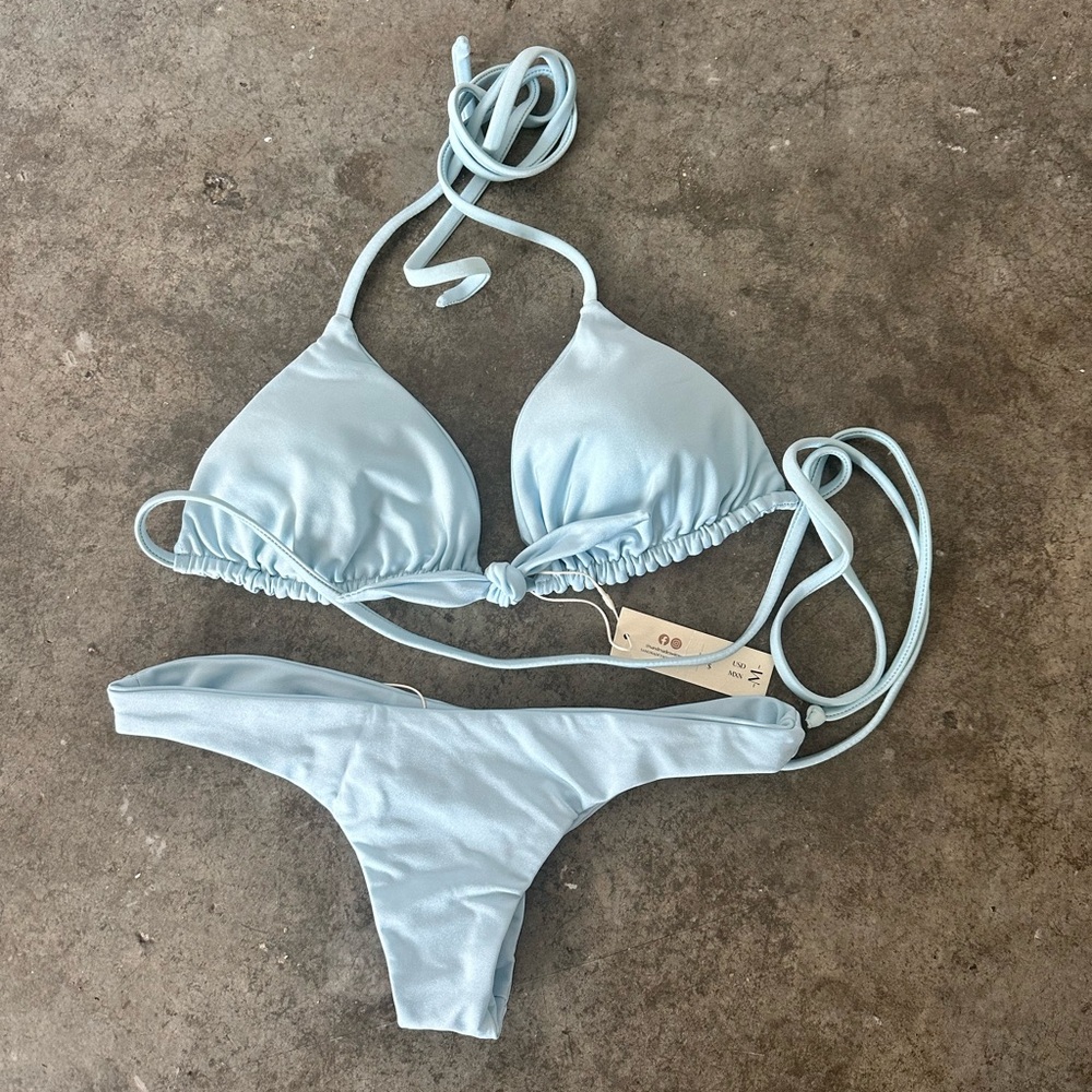 Light Blue Bikini Set